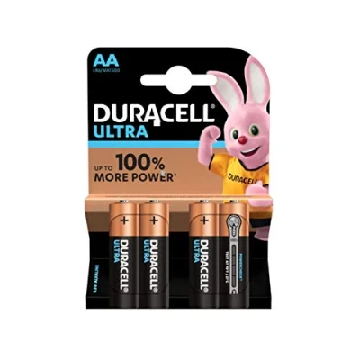Abbildung von Duracell Ultra Power Typ AA Alkaline Batterien, 4er Pack