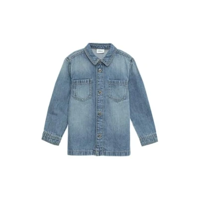 Abbildung von s.Oliver Denim Hemd im Used Look blau 104/110
