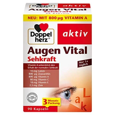 Abbildung von Doppelherz Augen Vital Sehkraft Kapseln