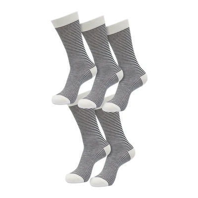 Abbildung von Urban Classics Unisex Stripe 5 PACK Socken, Größe: 43 46, Whitesand black