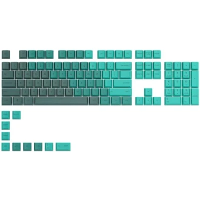 Abbildung von Glorious Gaming 115x GPBT Keycaps Cherry Profil, äußerst widerstandsfähiger PBT Kunststoff, optisch EIN Blickfang, überragende Akustik, Originalschrift, US Layout Olive