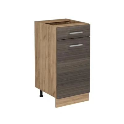 Abbildung von Vicco Küchenunterschrank R Line, Edelgrau, 40 cm ohne Arbeitsplatte