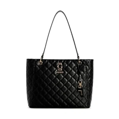 Abbildung von Guess Bessey NOEL TOTE Handtasche, Damen, Größe: One Size, Black