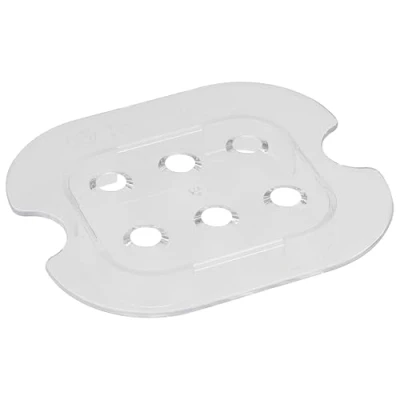 Abbildung von APS 82011 GN Abtropfgitter aus Polycarbonat für Gastronorm Behälter, passend 1/6 Abmessungen: 11,7 x 10,4 cm, Höhe: 2 cm