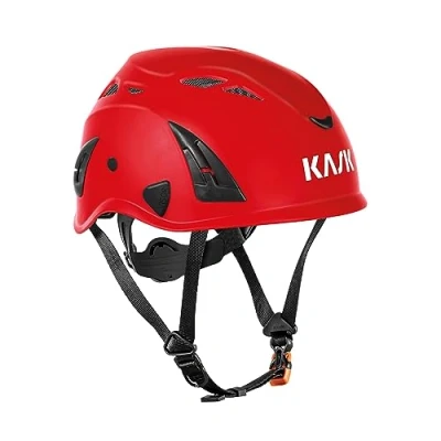 Abbildung von Kask Schutzhelm orange Superplasma AQ, mit Belüftung und Kinnriemen, EN 397