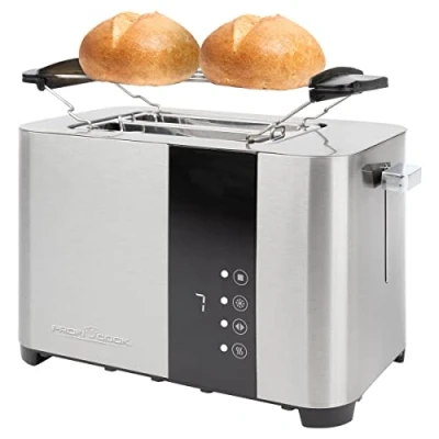 Abbildung von CLATRONIC PC TA 1250 Toaster 850 W silber, schwarz
