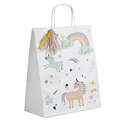 Abbildung von Geschenktüte Einhörner &amp; Regenbögen 6 Stück