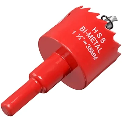 Abbildung von HOME COMPOSER Lochsäge 38mm, M42 Bi Metall, für Holz, Metallblech &amp; Trockenbau, 1 Stück, Rot