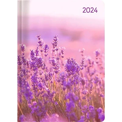 Abbildung von Ladytimer Lavender 2024 Blume Taschenkalender A6 Weekly 192 Seiten Notiz Buch Termin Planer Alpha Edition