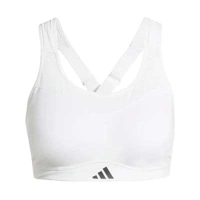 Abbildung von adidas Performance Tlrdim Sportbh mit starker Stützkraft, Damen, Größe: XLxC D, White