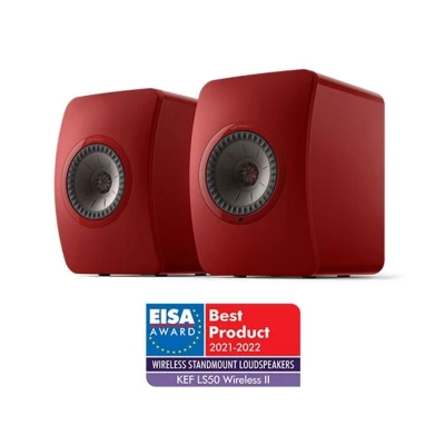Abbildung von KEF LS50 Wireless II inkl. S2 Ständer Paar /Setpreis (rot)