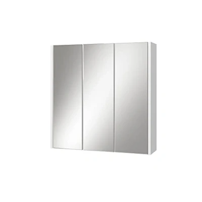 Abbildung von Vicco Badspiegelschrank Majest, Weiß/Weiß Hochglanz, 67.4 x 68 cm