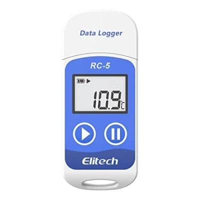 Abbildung von Elitech RC 5 Mini USB Datenlogger für Temperatur, PDF hohe Präzision, 32000 Aufnahmepunkte