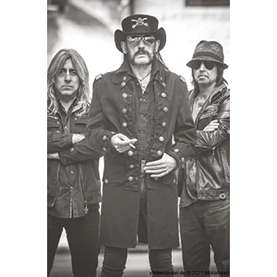Abbildung von Motörhead Aufkleber Sticker Band Foto Rock &#039;n&#039;&#039; Röll Lemmy ca.12x8 cm