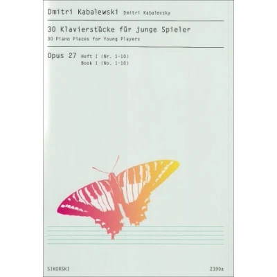 Abbildung von 30 Stuecke Fuer Junge Spieler Op 27 Heft 1 (1 10). Klavier