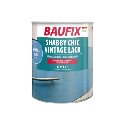 Abbildung von Shabby Chic Antik Lack, Himmelblau