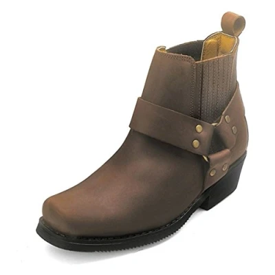 Abbildung von Kochmann Boots Motorradstiefel City Biker braun 43 (Packung, Antistatische und Öl Benzinfeste Sohle)