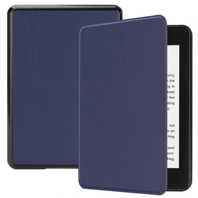 Abbildung von Slim Hard Case Klapphülle für das Amazon Kindle Paperwhite 4 Dunkelblau