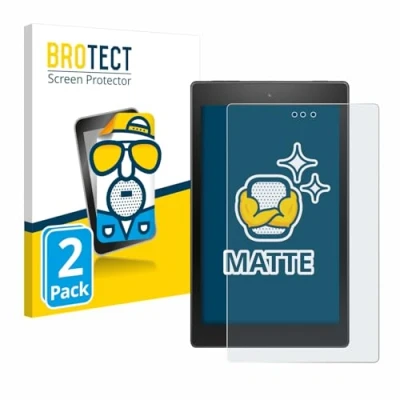 Abbildung von BROTECT Entspiegelungs Schutzfolie für Amazon Fire HD 8 2017/10 2019 (9. Generation) (2 Stück) Matte Displayschutz Folie, Anti Fingerprint