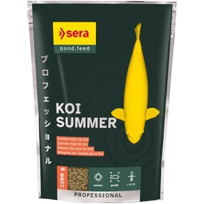 Abbildung von sera 07016, Teichfische, Trockenfischfutter, Holzpellets, Vitamin A, B1, B2, C, D3, E, Groß, 17 C