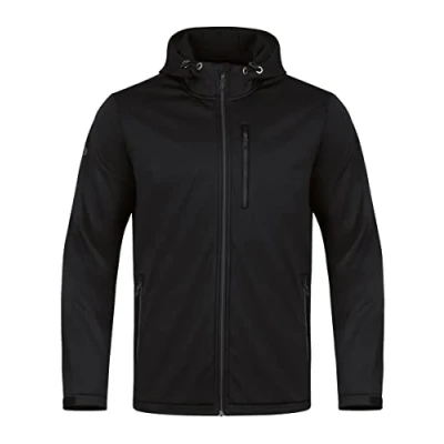 Abbildung von JAKO Softshelljacke, Herren, Größe: Medium, Schwarz