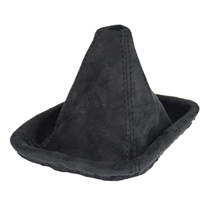 Abbildung von L &amp; P Car Design L&amp;P A0094 Schaltsack Schaltmanschette kompatibel mit BMW 3er e46 weiche Microfaser Schwarz Naht