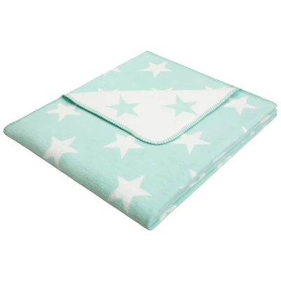 Abbildung von Lüttenhütt Wohndecke &quot;Adina&quot;, mit tollen Sternen, Kuscheldecke