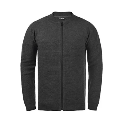 Abbildung von Solid Sdcezar Strickjacke, Herren, Größe: XXL, Dark grey melange