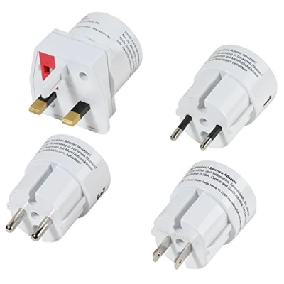Abbildung von Vivanco RS4W Universal Adapter Reisestecker Set (Südeuropa, Amerika, Fernreise, UK, USA)