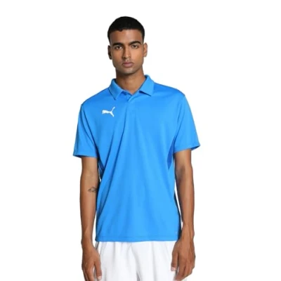 Abbildung von Puma Teamgoal Poloshirt, Herren, Größe: 3XL, Electric blue lemonade/white/team royal