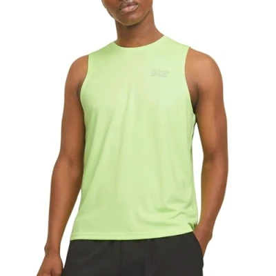 Abbildung von Jack &amp; Jones Performance Jcocnz TANK Top, Herren, Größe: Large, Paradise green