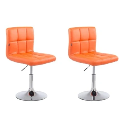 Abbildung von CLP Barhocker Palma V2 Kunstleder (2er Set), drehbarer Lounger