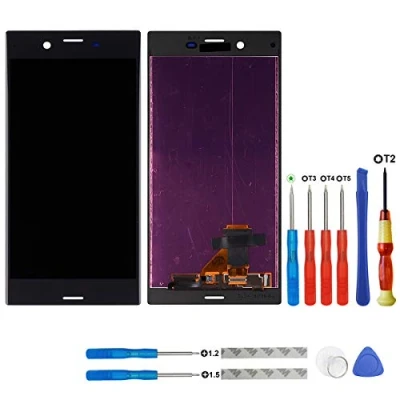 Abbildung von swark LCD Display Kompatibel mit Sony Xperia XZ F8331 Schwarz (ohne Rahmen) Touchscreen Bildschirm Digitizer Assembly Glas + Tools