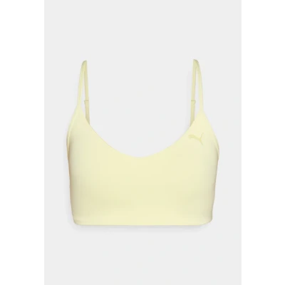 Abbildung von Puma MOVE BRA Sportbh mit mittlerer Stützkraft, Damen, Größe: XS, Gold moon