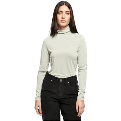 Abbildung von Urban Classics Turtleneck Longsleeve Langarmshirt, Damen, Größe: XXL, Softsalvia