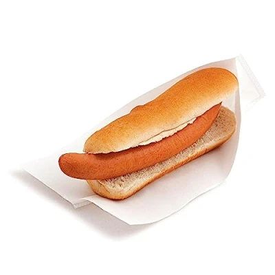 Abbildung von Garcia de Pou 100 Einheit, geöffnet Pack Tasche für Häppchen, Hot Dogs in Box 35 gsm, 25 x 13/10 cm, Papier, weiß, 10 30 cm