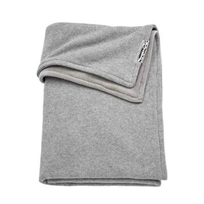 Abbildung von Meyco 2754004 Babydecke gestrickt Winter Velours 100x150 cm, Grau Melange