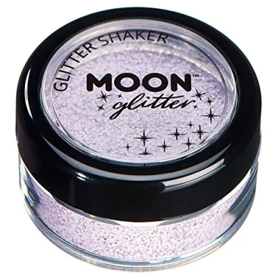 Abbildung von Pastell Glitzer Shaker von Moon Glitter 100% kosmetische für Gesicht, Körper, Nägel, Haare und Lippen 3g Lila