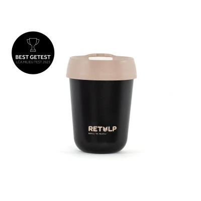 Abbildung von Retulp Travelcup Black/Bakery Brown, 300ml, PP