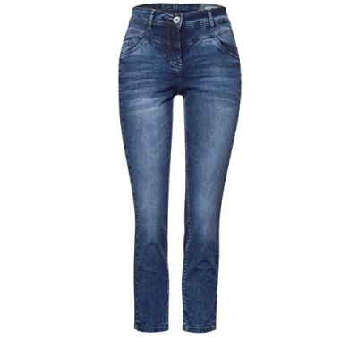 Abbildung von Cecil Jeans Slim Fit, Damen, Größe: 27x26, Blau