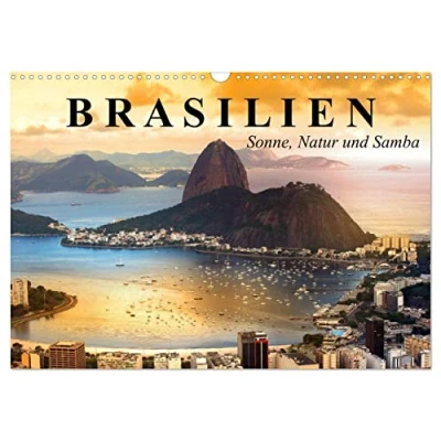 Abbildung von Brasilien. Sonne, Natur und Samba (Wandkalender 2025 DIN A3 quer), CALVENDO Monatskalender