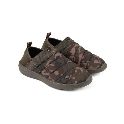 Abbildung von Fox Fishing Angelstiefel Camo/Khaki Bivvy Slippers 42