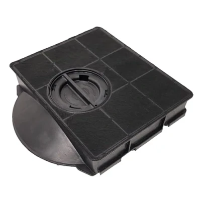 Abbildung von Wpro CHF303 Filter für Dunstabzugshaube, Kohle, Typ 303, quadratisch mit Kappe, Whirlpool AKR769 / AKR770 AKR771 AKR772