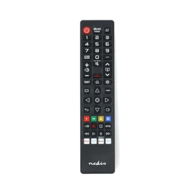 Abbildung von Ersatz Fernbedienung Passend für: LG Vorprogrammiert 1 Gerät Disney + Button/Netflix Button/Rakuten TV Button Infrarot Schwarz
