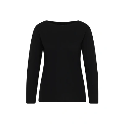 Abbildung von Cecil Langarmshirt, Damen, Größe: Small, Schwarz