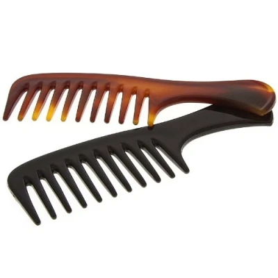 Abbildung von Afro kamm für voluminöses Haar, Kosmetex 14 cm Haar Styler dichtes, lockiges und langes Haar., 2er Set