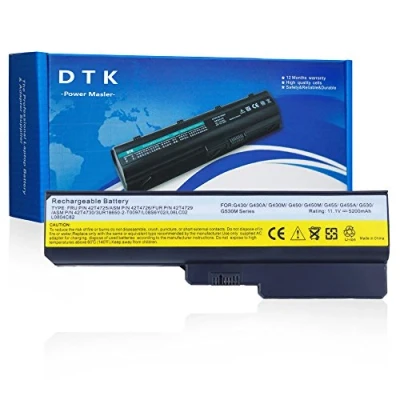 Abbildung von DTK Notebook Laptop Akku für Lenovo 3000 G430 G430a G430l G430m G530 G530a N500 Series Ideapad G550 G450 G450a G450m B460 B550 G455 G555 V460 V460a Z360 L06l6y02 L08l6c02 [11.1V 5200mAh]