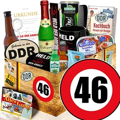 Abbildung von Geschenkset Männer/DDR Geburtstagsgeschenk/Geburtstag 46 / Geschenk Idee Freund