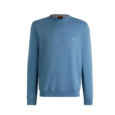Abbildung von BOSS Westart Sweatshirt, Herren, Größe: Small, Open blue
