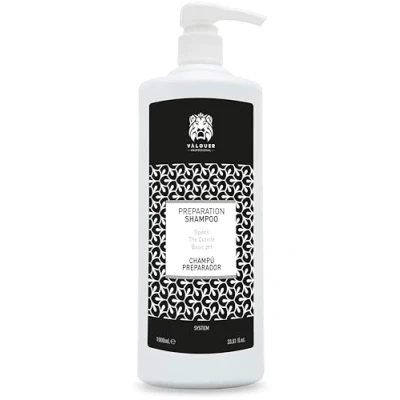 Abbildung von Valquer Professional Vorbereitungsshampoo. Öffnet die Schuppenschicht und bereitet das Haar auf Behandlungen vor. bereit zur Behandlung. Shampoo vor 1000 ML